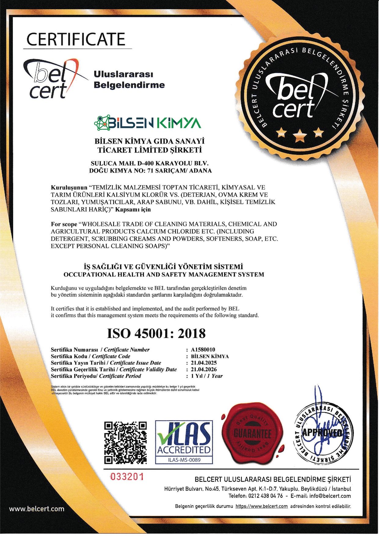 ISO 45001:2018